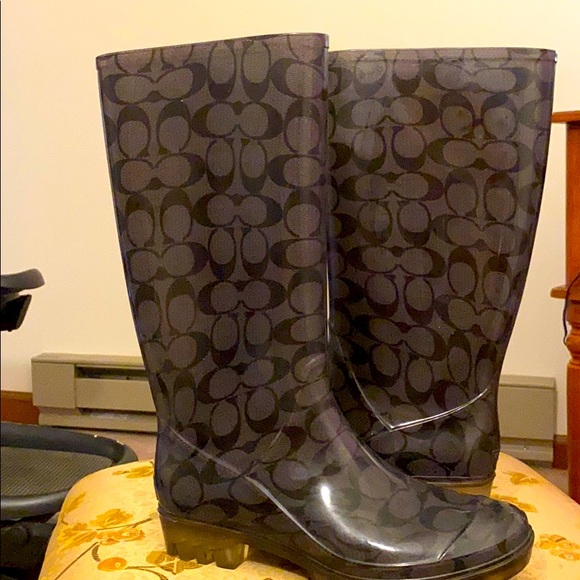 Shoes - Coach rain boots